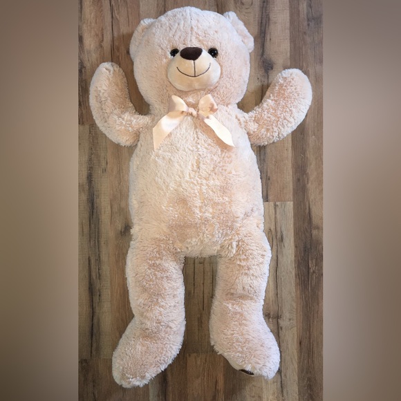 Jumbo Size Tan Teddy Bear 36in - Picture 3 of 11